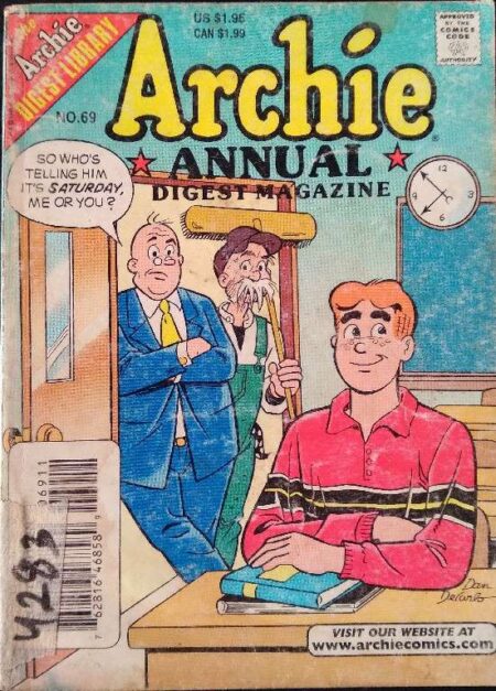 Archie Annual Digest Magazine Archie Bigest Library No. 69