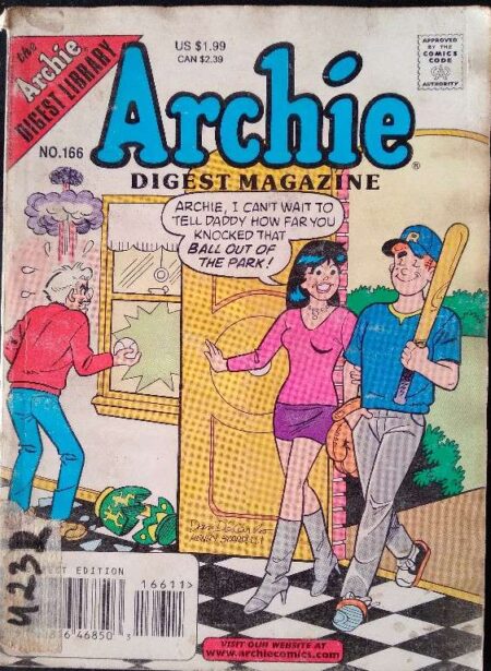 Archie Digest Magazine Archie Digest Library No. 166