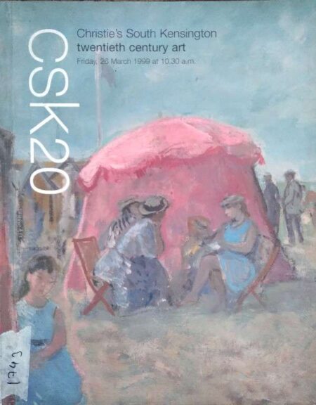 Christie's South Kensington 20th century art Friday 26 march 1999 at 10.30 pm