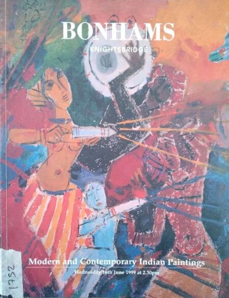 Modern and Contemporary Indian Paintings, Wed. 16th June, 1999, at 2.30 pm