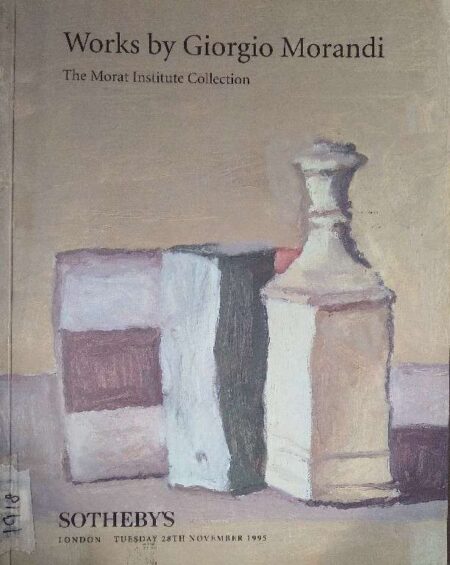 Sotheby's works by Giorgio Morandi the moral institute collection 28 nov. 1995