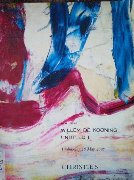 Willem De kooning Untitles 1 16 may 2007, Christies