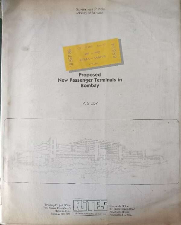 PROPOSED NEW PASSENGER TERMINALS IN BOMBAY