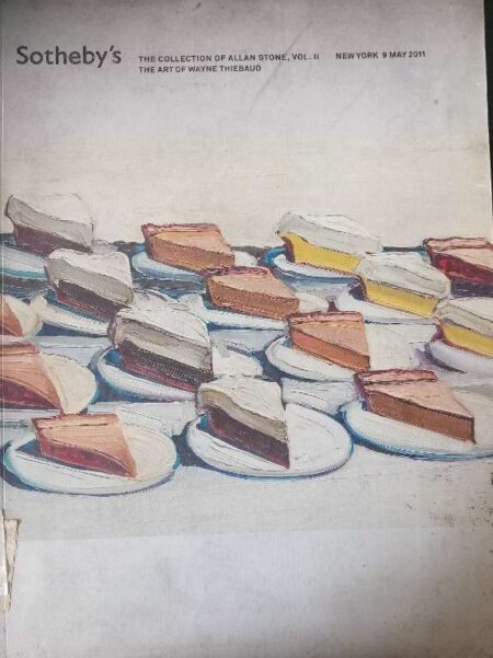SOTHEBY'S THE COLLECTION OF ALLAN STONE, VOL.II THE ART OF WAYNE THIEBAUD