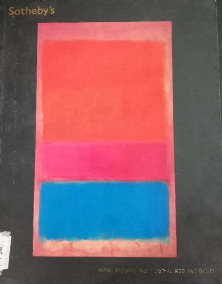 SOTHEBY'S MARK ROTHKO NO. 1(ROYAL RED AND BLUE)