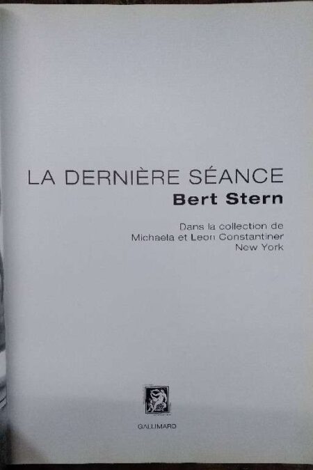Marilyn Monroe La Derniere Séance