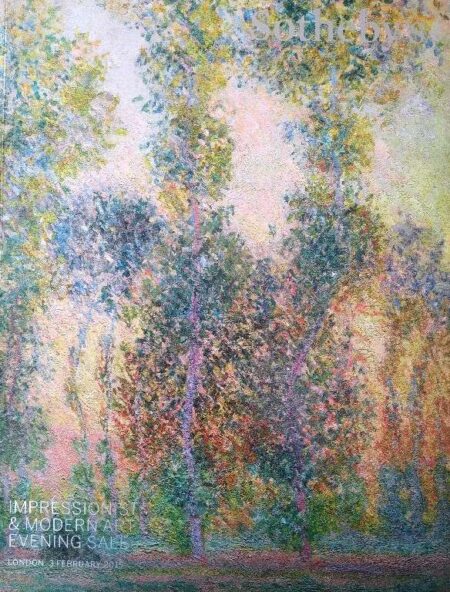 Sotheby's impressionist & modern art evening sale 3 feb 2015