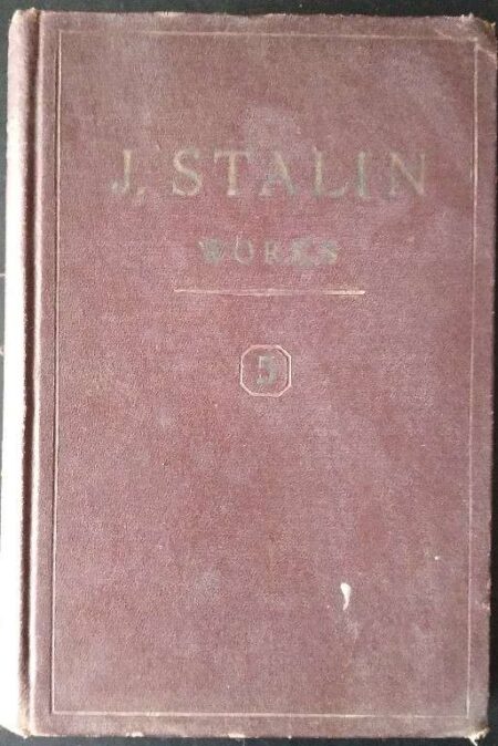 J.V. Stalin Works Volume 5 1921-1923