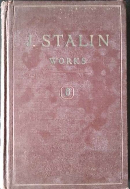 J.V. Stalin Works Volume 6 1924