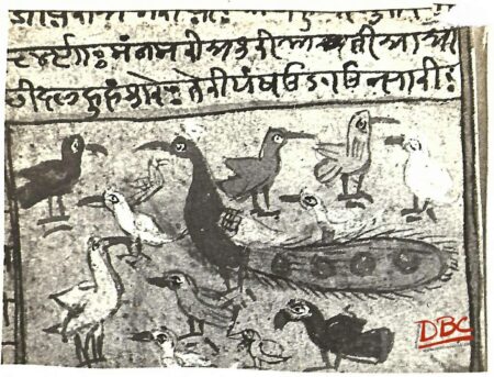 Rajasthan Painting- folk Birds