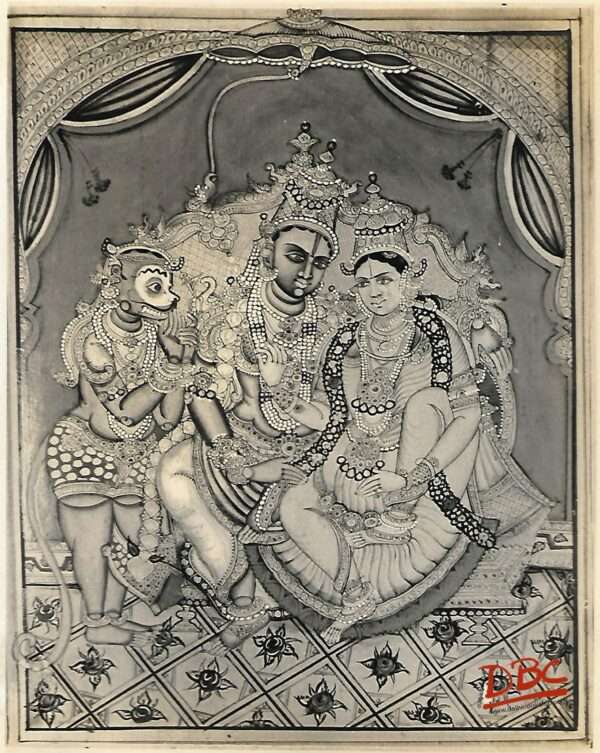 Painting Rama And Hanumana