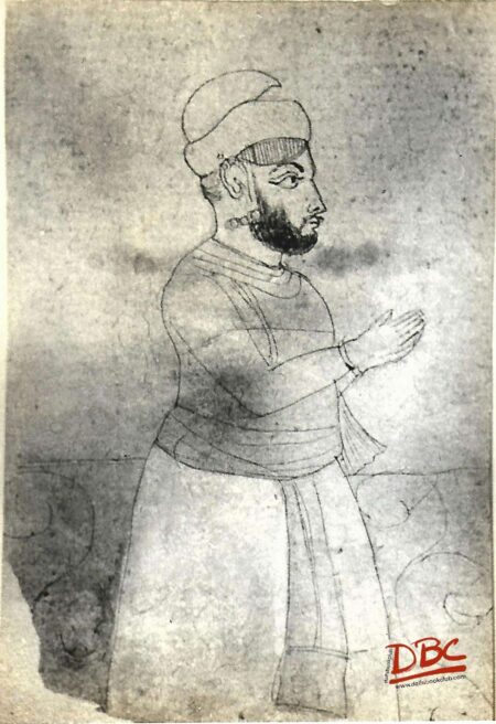 Rajasthan Painting paper  Standing Male