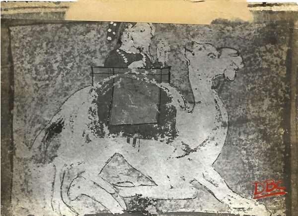 Painting Paper Rajasthan Rider on horse
