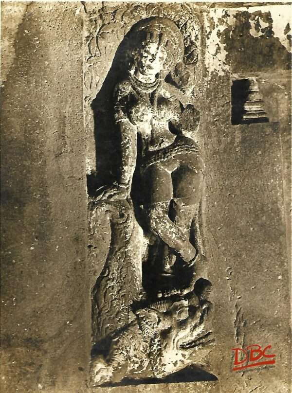 Ajanta Cave 17 Ganga on the Door the Jamb