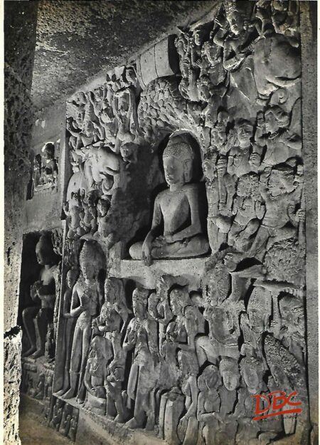 Ajanta Cave 26 Implation of Buddha