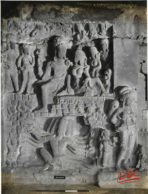 Ellora Cave 21 Ravana Shaking Kailash