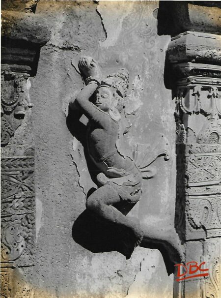 Ellora Cave 16 Flying Figure From Kailash Temple