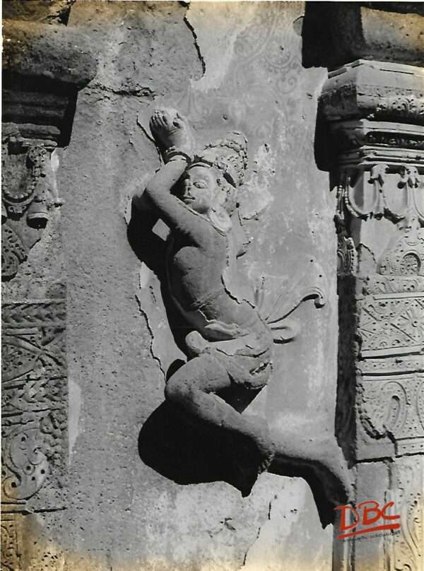 Ellora Cave 16 Flying Figure From Kailash Temple