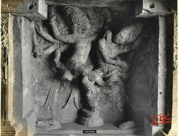 Ellora Cave 15 Narasimha killing Hirangakshape