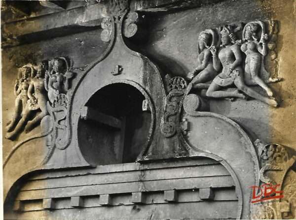 Ellora Cave 10 Flying Figures Façade