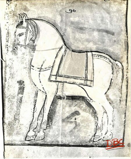 Painting Rajasthan Painted Horse
