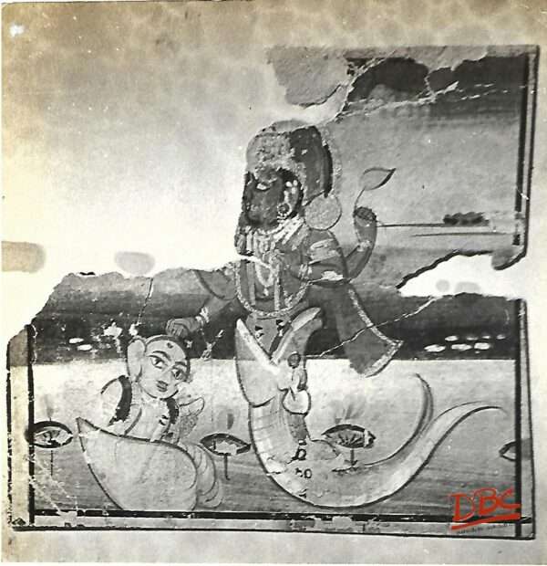 Painting Paper Rajasthan Matsya Avatara