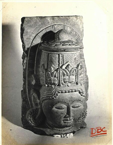 Female head stone