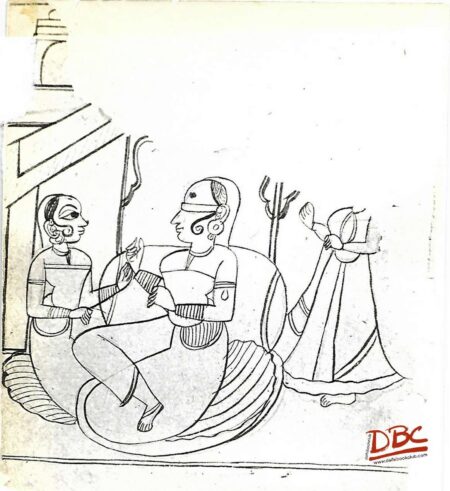 Painting Paper Drawing Rajasthan Radhai Game