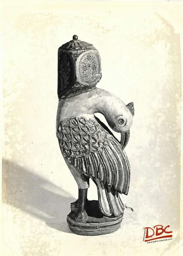Rajasthan Parrot shaped cot leg  Painted wood