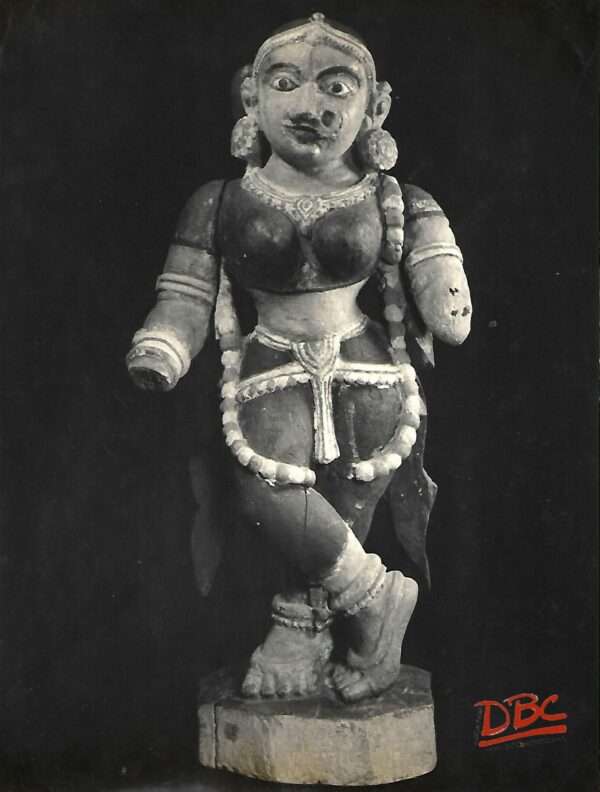 Painted Radha Wooden