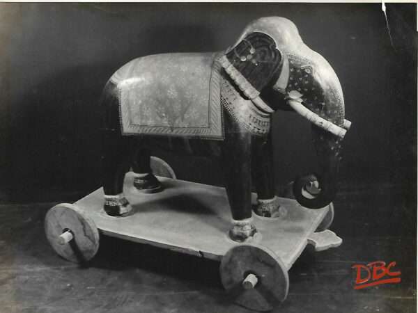 Painted Wooden Elephant