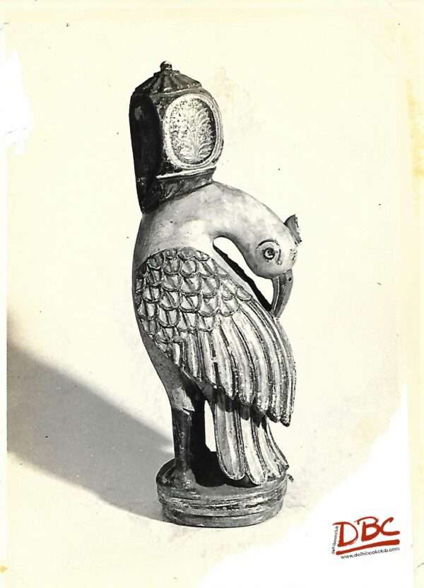 Rajasthan Parrot shaped painted cot leg wood