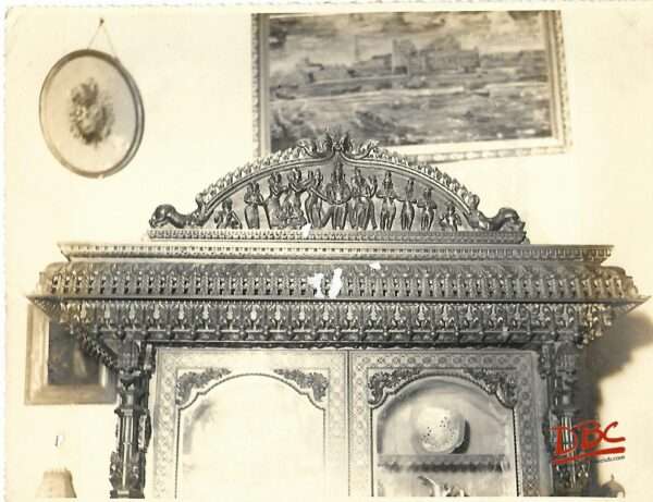Upper Portion of the Cupboard Showing the Details of Carving