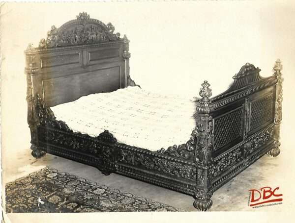 Full View of the Large Double Bed