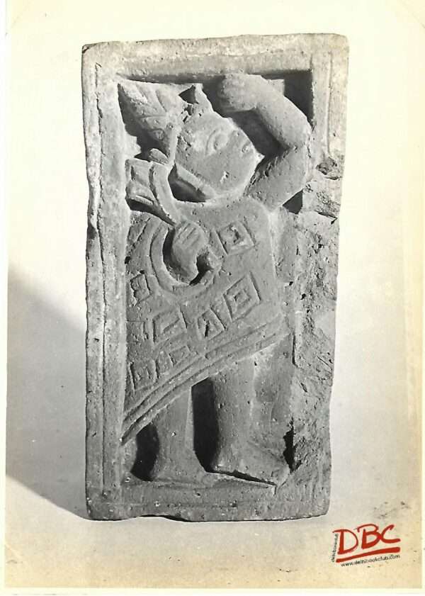 Bengal  Standing man with typical garment holding Something with right hand  terracotta
