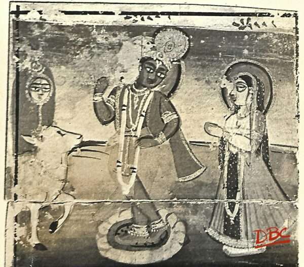 PAINTING PAPER RAJASTHAN RADHA KRISHNA