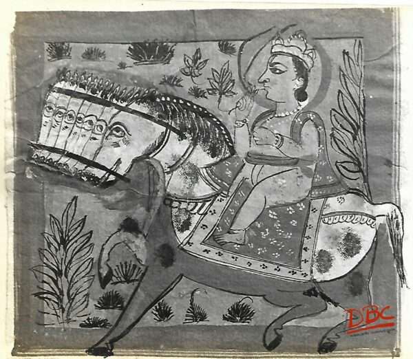 PAINTING PAPER RAJASTHAN GOD SNKAR