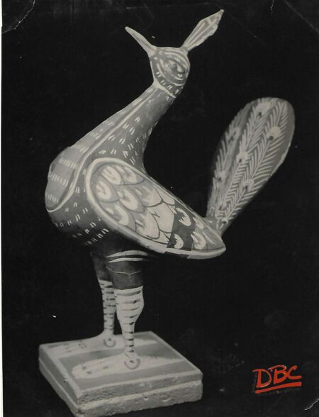 wooden kouda pally doll peacock