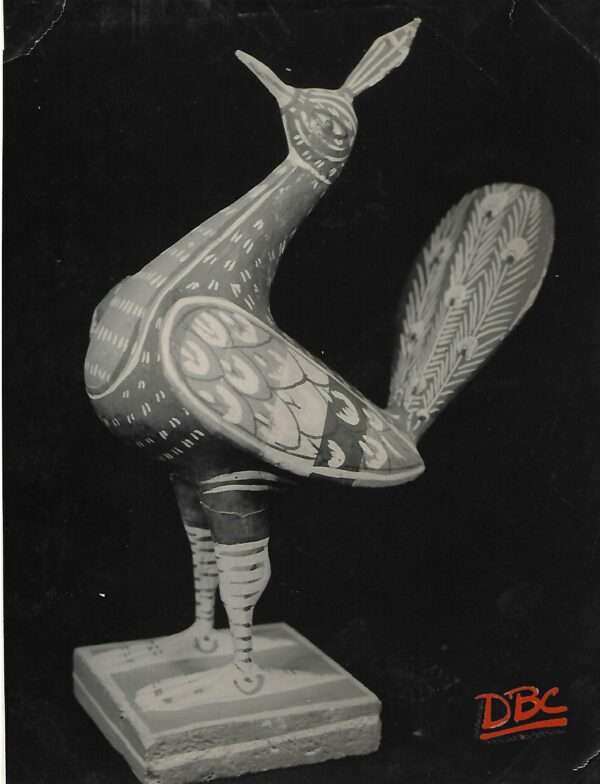 wooden kouda pally doll peacock