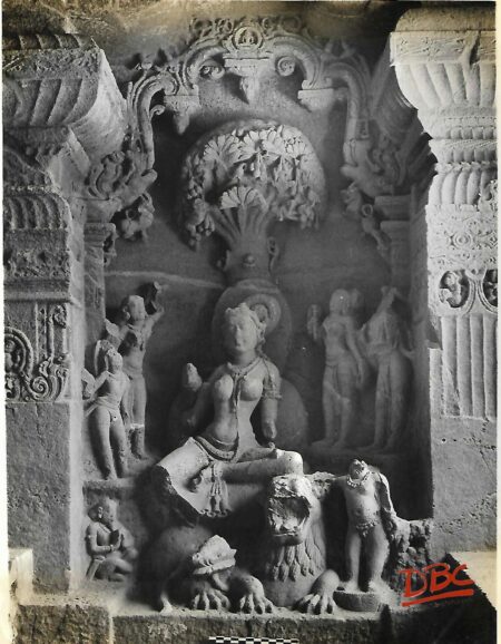 ELLORA CAVE NO. 33 A JAIN DEITY