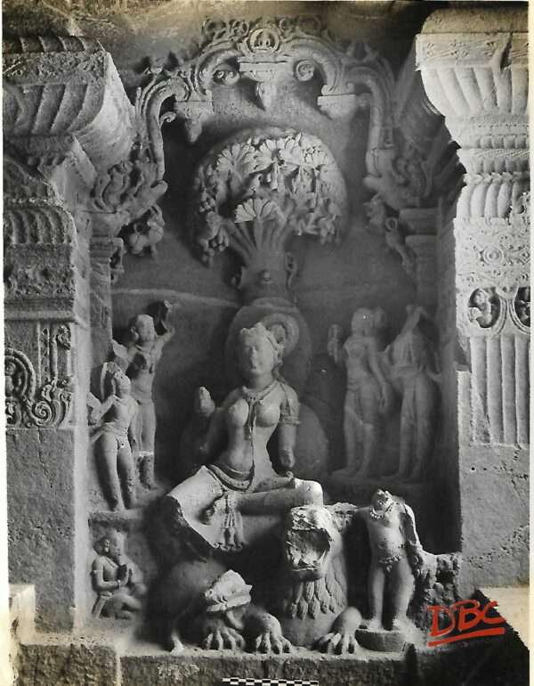 ELLORA CAVE NO. 33 A JAIN DEITY