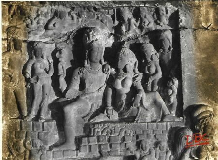 ELLORA CAVE NO.21 SHIVA PARVATI