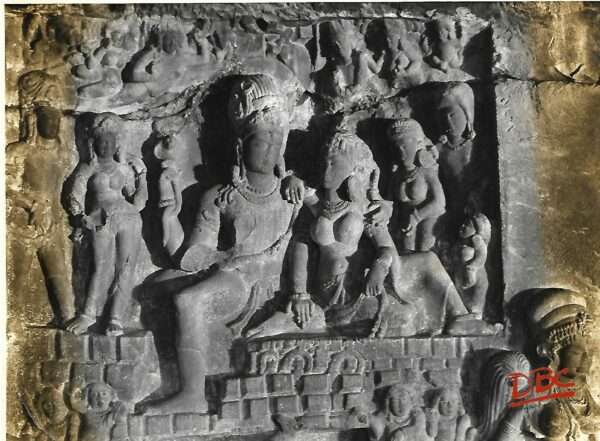 ELLORA CAVE NO.21 SHIVA PARVATI