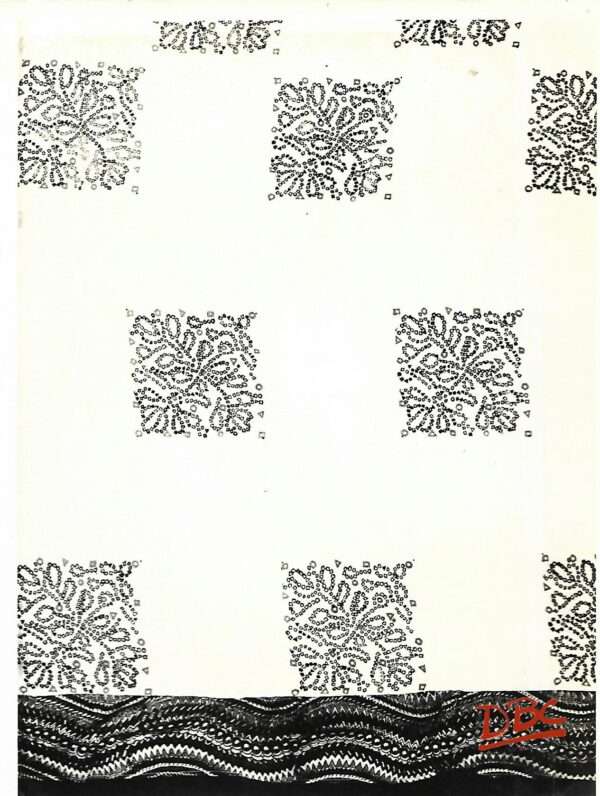 WHITE PRINTED SARI