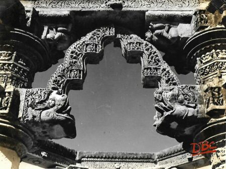 Kiradu (Rajasthan) Vishnu Temple.  Decoration of Mandapa