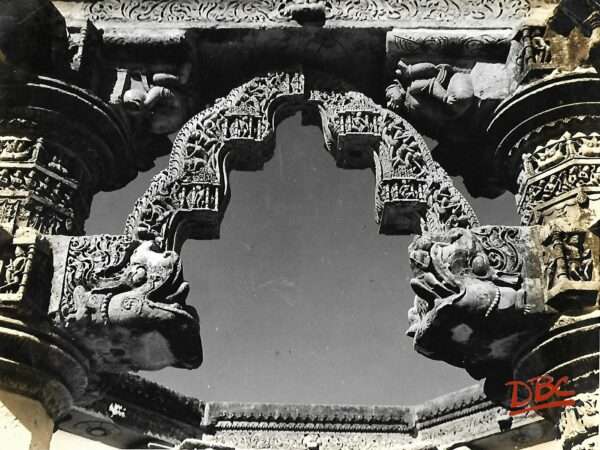 Kiradu (Rajasthan) Vishnu Temple.  Decoration of Mandapa