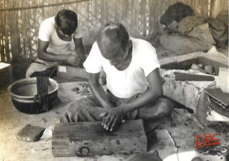 Craftsman Making Motfs In Wax For Decoration
