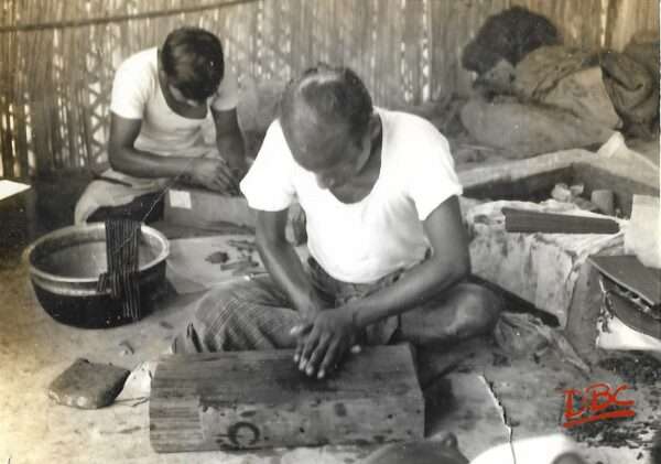 Craftsman Making Motfs In Wax For Decoration