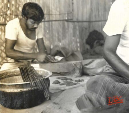 Craftsman Making Motfs In Wax For Decoration