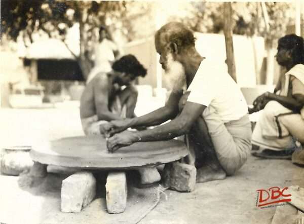 Measuring With Compus on Bengal Disc Removed From Charakku